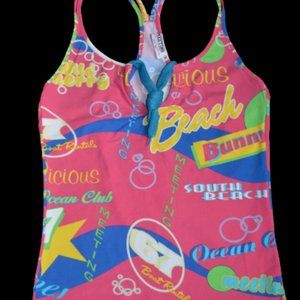 Meeting Summer Sports Graffiti Sports Strap Top